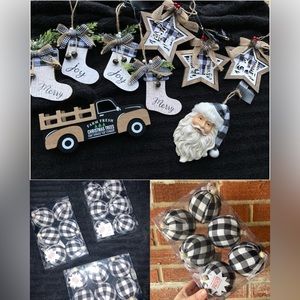 Buffalo Plaid Christmas Decor Bundle!